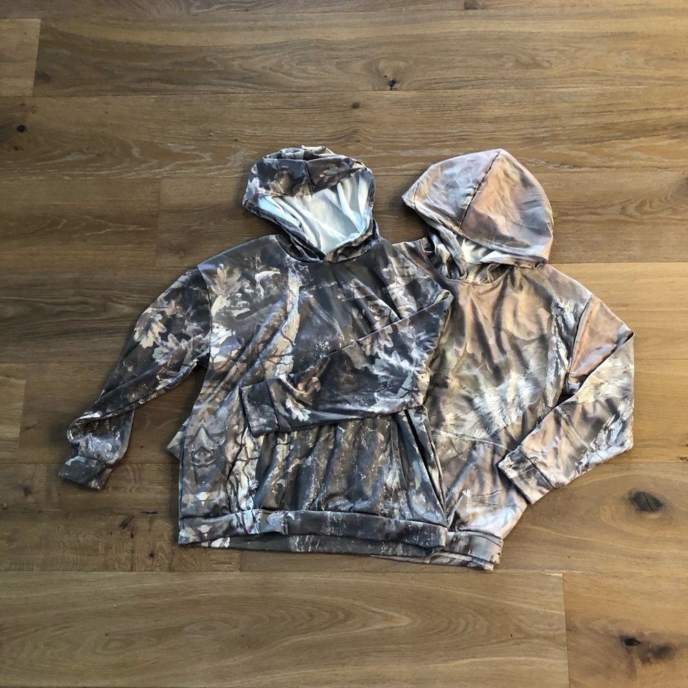 2 Realtree knock off camo hoodies